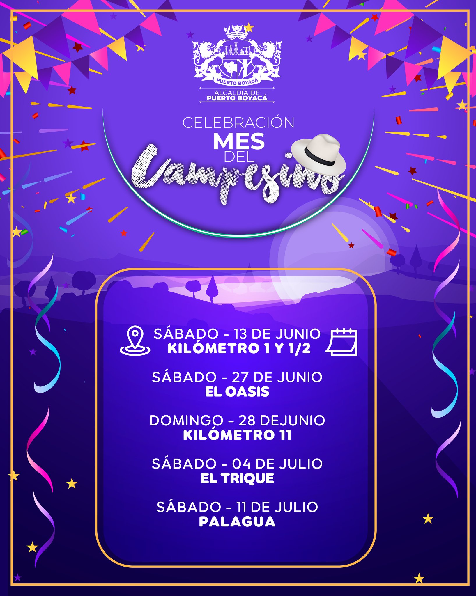 CELEBRACIÓN MES DEL CAMPESINO 2026